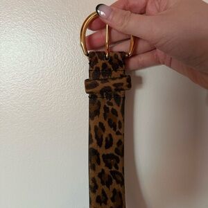 leopard print belt